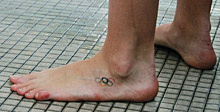 Olympic feet